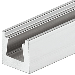 Złącze klinowe, do niewidocznego mocowania, aluminium długość: 595 mm, szyna otworowana i wygładzona /opakowania po 10szt/ HÄFELE 26130117