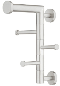 Wieszak na ubrania z 3 obrotowymi haczykami STAL NIERDZEWNA HÄFELE DESIGN 84417011
