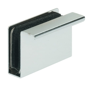 Zwora z uchwytem do zatrzasku magnetycznego,  do szkła 4-6mm CZARNY HÄFELE 24566321