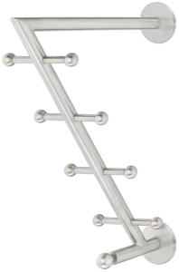 Wieszak na ubrania z 9 haczykami STAL NIERDZEWNA HÄFELE DESIGN 84398000