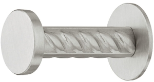 Wieszak ścienny garderobiany, ryflowany STAL NIERDZEWNA SATYNA HÄFELE DESIGN 84258090