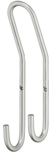 Wieszak ścienny garderobiany, podwójny 255mm STAL NIERDZEWNA HÄFELE DESIGN 84235000