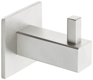 Wieszak ścienny garderobiany z rozetą kwadratową STAL NIERDZEWNA SZCZOTKA MAT HÄFELE DESIGN 84428110