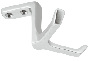Wieszak na ubrania stały, podwieszany z 2 haczykami ALUMINIUM HÄFELE DESIGN 84443900