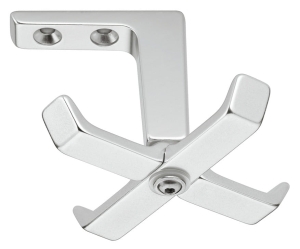Wieszak na ubrania obrotowy, podwieszany z 4 haczykami ALUMINIUM HÄFELE DESIGN 84443910