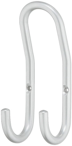 Wieszak ścienny garderobiany "zaokrąglony" STAL KOLOR ALUMINIOWY HÄFELE DESIGN 84240900