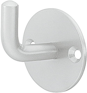 Wieszak ścienny garderobiany z rozetą okrągłą STAL KOLOR ALUMINIOWY HÄFELE DESIGN 84240980
