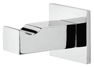 Wieszak ścienny garderobiany pojedynczy z mosiądzu CHROM POLEROWANY HÄFELE DESIGN 84249230