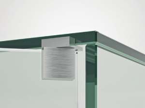 Zawiasy obrotowe do szklanych drzwi (1para), kąt otwarcia maks 210 °, drzwi w wewnątrz, 10 kg/parę, STAL NIERDZEWNA Häfele 36151050