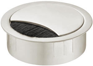 Przelotka kablowa, średnica 67 mm znal, z blokadą pokrywy, wysokość 21 mm, optyka stali nierdzewnej, średnica otworu: 60 mm  Häfele 63131012