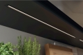 Profil wpuszczany LED, Profil Häfele Loox5 1106 do taśm LED 5 mm Aluminium, asymetryczny rozsył światła, eloksalowana na czarno, 3000 mm HÄFELE 83395729