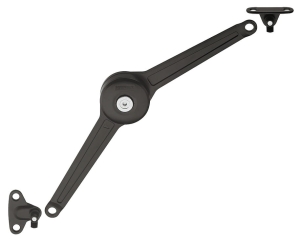 DUO forte 28mm do klapy drewnianej i ramki aluminiowej 45mm CZARNY HÄFELE 37366311