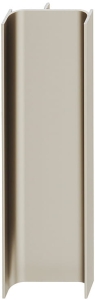 Listwa uchwytowa pionowa C, długość 2500mm, ALUMINIUM, kSTAL NIERDZEWNA HÄFELE 12637112