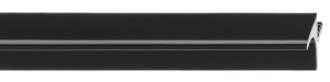 Listwa uchwytowa S, długość 2500mm, ALUMINIUM, kCZARNA RAL9005 HÄFELE 12653302