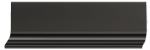 Listwa uchwytowa, długość 2500mm, ALUMINIUM, kCZARNY RAL9005 HÄFELE 12637300
