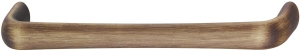 Uchwyt meblowy znal, Model H1525, długość 172mm Häfele Design, kBRĄZ MATOWY ANTYCZNY HÄFELE 10661154