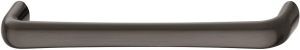 Uchwyt meblowy znal, Model H1525, długość 172mm Häfele Design, kNIKIEL CZARNY SZCZOTKOWANY HÄFELE 10661554