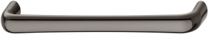 Uchwyt meblowy znal, Model H1525, długość 172mm Häfele Design, kNIKIEL CZARNY POLEROWANY HÄFELE 10661354