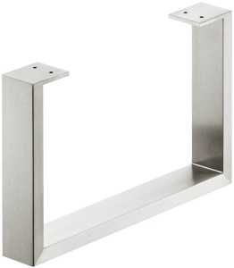 PŁOZA do mebli, profil 80 X 20 mm, udźwig 200kg, STAL NIERDZEWNA SZCZOTKOWANA HÄFELE 63829080
