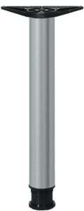 Noga do stołu OKRĄGŁA ?=60 mm, h=710 mm, STAL NIERDZEWNA HÄFELE 63511970