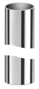 Kolumna ?=80 mm, H=1300 mm, do przycinania na wymiar, STAL kCHROM POLEROWANY HÄFELE 63521213