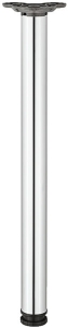 Noga do stołu OKRĄGŁA ?=60 mm, h=710 mm, STAL kSTALI NIERDZEWNEJ HÄFELE 63557072