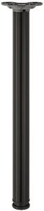 Noga do stołu OKRĄGŁA ?=60 mm, h=710 mm, STAL kCZARNY HÄFELE 63557372