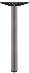 Noga do stołu OKRĄGŁA ?=50 mm, h=710 mm, STAL kANTRACYT MATOWY HÄFELE 63511961