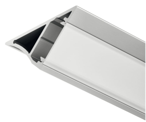 Profil montowany na powierzchni, trójkątny, z kloszem mlecznym 36/2500mm ALUMINIUM HÄFELE 83374898