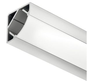 Profil montowany na powierzchni, narożny, z kloszem mlecznym 20/2500mm ALUMINIUM HÄFELE 83374812