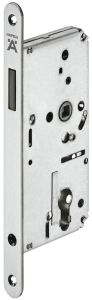 Zamek magnetyczny Startec A=55 mm  "NA WKŁADKĘ" zapadkowy STAL NIERDZEWNA Häfele 91123790