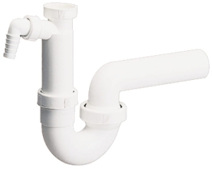 Syfon z przyłączem pralki/zmywarki 1 1/2"xDN50 HÄFELE 56596002 *