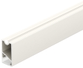 Drążek ubraniowy, Profil Häfele Dresscode 5104 do taśm LED 8 mm prostokątna, biały sygnałowy, RAL 9016, 2500 mm HÄFELE 80126702