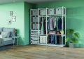Uchwyt drążka ubraniowego, do drążka ubraniowego Häfele Dresscode, prostokątny biały sygnałowy, RAL 9016 HÄFELE 80317720