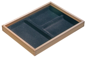 Wkład na biżuterię z 3 przegródkami, lite drewno, 300 x 227 x 32mm HÄFELE 81108303