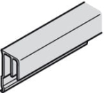 Szyna prowadząca podwójna do przykręcania przed wieńcem dolnym  ALUMINIUM 3500mm HÄFELE 40236803