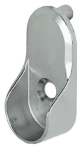  Uchwyt drążka ubraniowego owalnego, do drążka ubraniowego OVA 30 x 15 mm znal niklowany, z 1 otworem na wkręt, z czopem (średnica 5 mm)  HÄFELE 80333725
