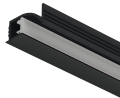 Profil wpuszczany LED, Profil Häfele Loox5 1107 do taśm LED 5 mm Aluminium, asymetryczny rozsył światła, eloksalowana na czarno, 3000 mm HÄFELE 83395731