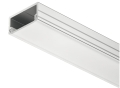 Profil nawierzchniowy LED, Profil Häfele Loox 2190 do taśm LED 10 mm aluminium, eloksalowany na srebrno, osłona rozpraszająca: biały opalizowany, 2500 mm HÄFELE 83372981