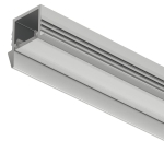 Profil wpuszczany LED, Profil Häfele Loox5 1105 do taśm LED 8 mm Aluminium, asymetryczny rozsył światła, eloksalowana na srebrno, 3000 mm HÄFELE 83395726