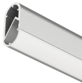 Drążek ubraniowy, Profil Häfele Loox 5105 do taśm LED 10 mm Aluminium, wyjście strumienia światła 40°, osłona rozpraszająca: biały opalizowany, 2500 mm HÄFELE 83372980