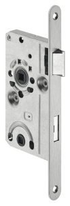 Zamek mechaniczny Startec A=55 mm  "DO WC" PRAWE DIN, STAL NIERDZEWNA Häfele 91132037