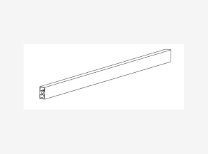 Reling poprzeczny do szuflady WEWNĘTRZNEJ L1100mm MATRIX S SLIM kBIAŁY HÄFELE 51409762