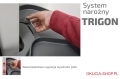 Półka narożna TRIGON 450mm PRAWA k.olor ANTRACYT HÄFELE 54159445