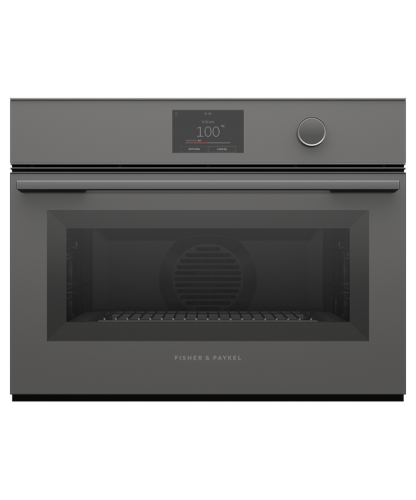 Wielofunkcyjny piekarnik parowy, 60 cm, 23 funkcje, SZARE SZKŁO FISHER&PAYKEL OS60NMTDG1