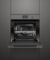 Piekarnik 60 cm, 16 funkcji, samoczyszczący, SZARE SZKŁO FISHER&PAYKEL OB60SMPTDG1