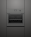 Piekarnik 60 cm, 16 funkcji, samoczyszczący, SZARE SZKŁO FISHER&PAYKEL OB60SMPTDG1