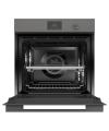 Piekarnik 60 cm, 16 funkcji, samoczyszczący, SZARE SZKŁO FISHER&PAYKEL OB60SMPTDG1