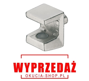 * WYPRZEDAŻ * Podpórka pod półkę, do grubości szkła 5-8mm, z nakładką z tworzywa sztucznego HÄFELE 28212485