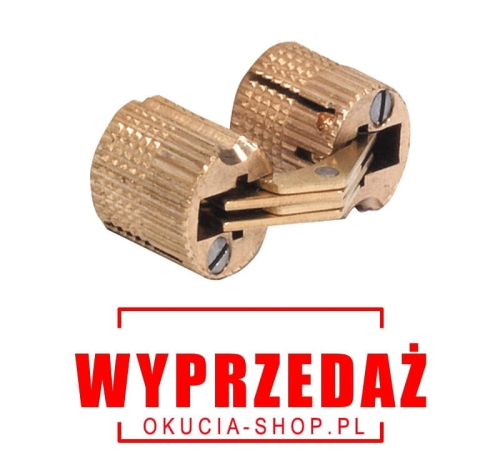ZAWIAS ZYSA 10mm do płyt drewnianych o grubości od 14-19mm MOSIĄDZ Häfele 34122506